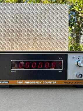 BK Precision Dynascan Model 1801 Frequency Counter Powers Up Pre Owned